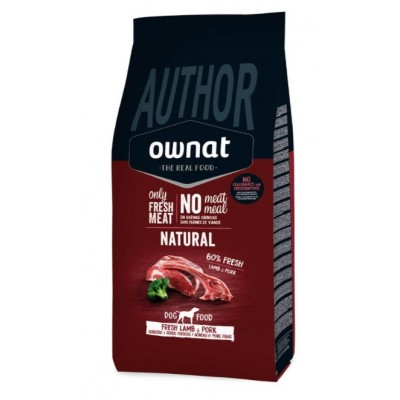 OWNAT GF AUTHOR  CÃO FRESH LAMB & PORK  10KG