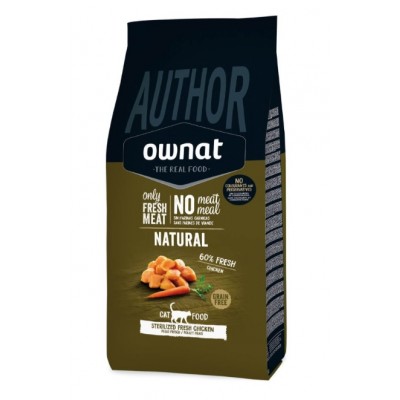 OWNAT AUTHOR GATO STERILIZED FRESH CHICKEN 1,5 KG