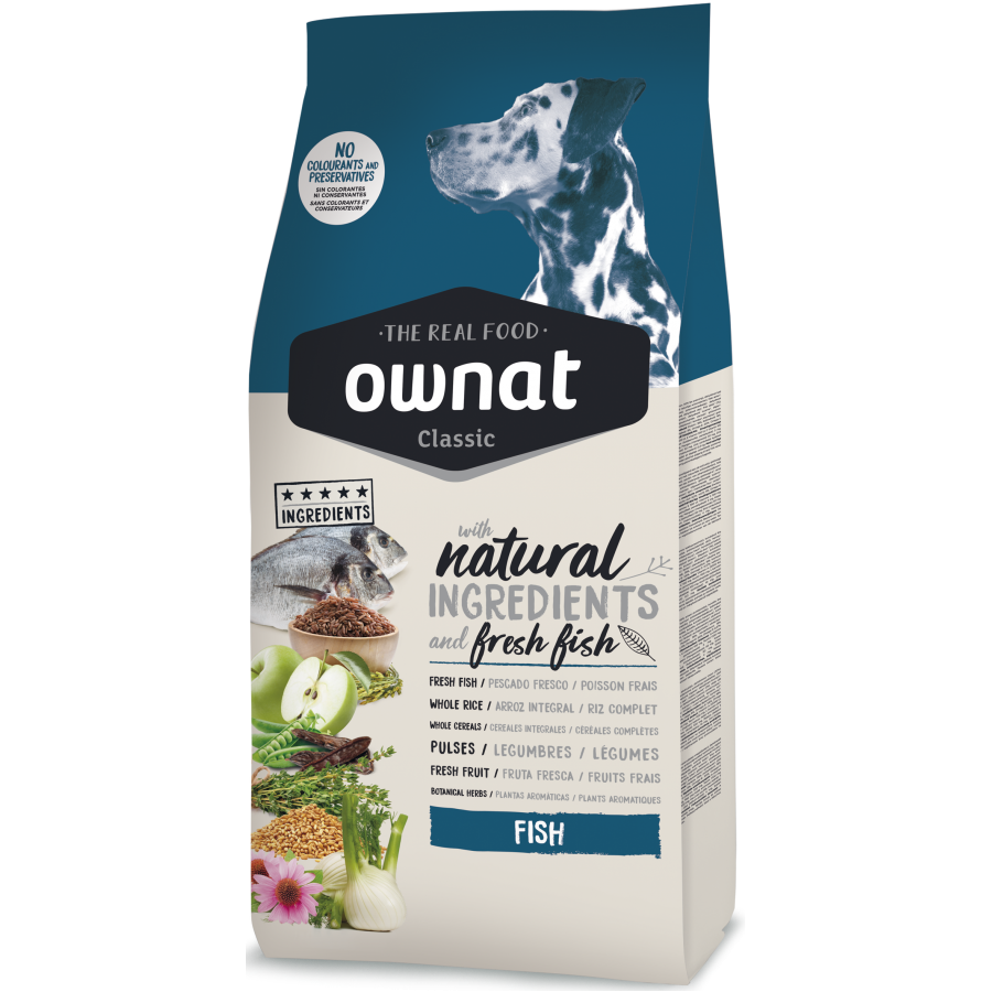 OWNAT CLASSIC CÃO FISH 12 KG OWNAT CLASSIC CÃO FISH 12 KG