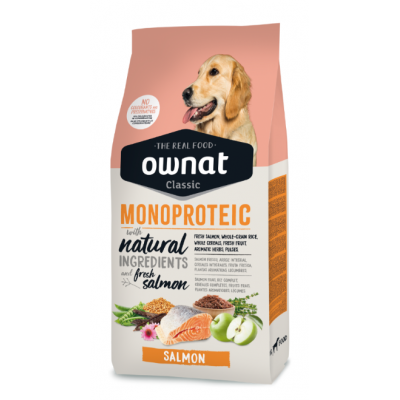 OWNAT CLASSIC CÃO MONOPROTEIC SALMON 4KG