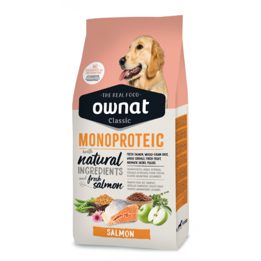 OWNAT CLASSIC CÃO MONOPROTEIC SALMON 4KG OWNAT CLASSIC CÃO MONOPROTEIC SALMON 4KG