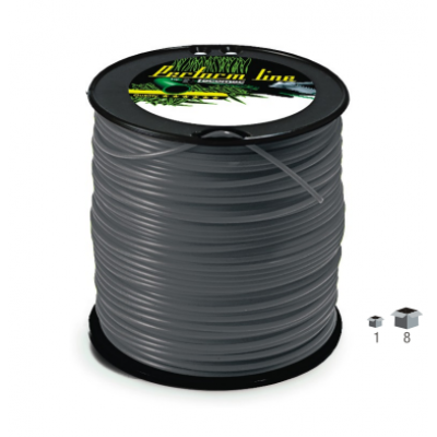 TECOMEC FIO NYLON CARBONO - 2.5 X 402 MT