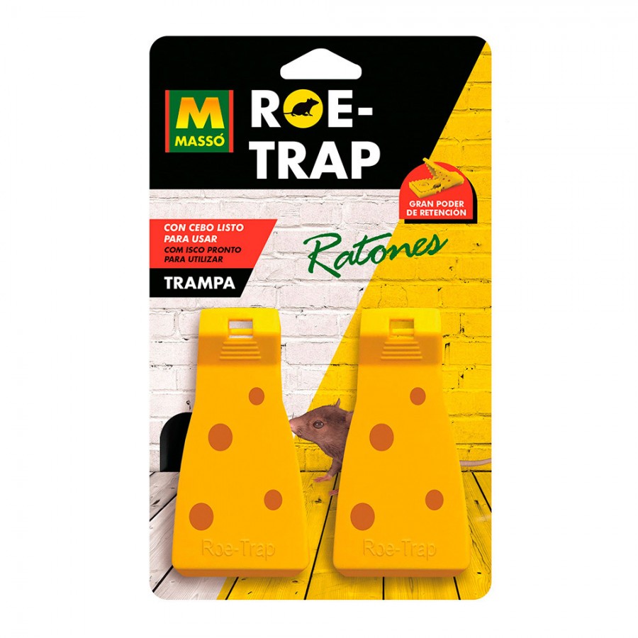 RATOEIRA GRANDE ROE-TRAP MASSO 231128 - PACK 2 UNIDADES RATOEIRA GRANDE ROE-TRAP MASSO 231128 - PACK 2 UNIDADES