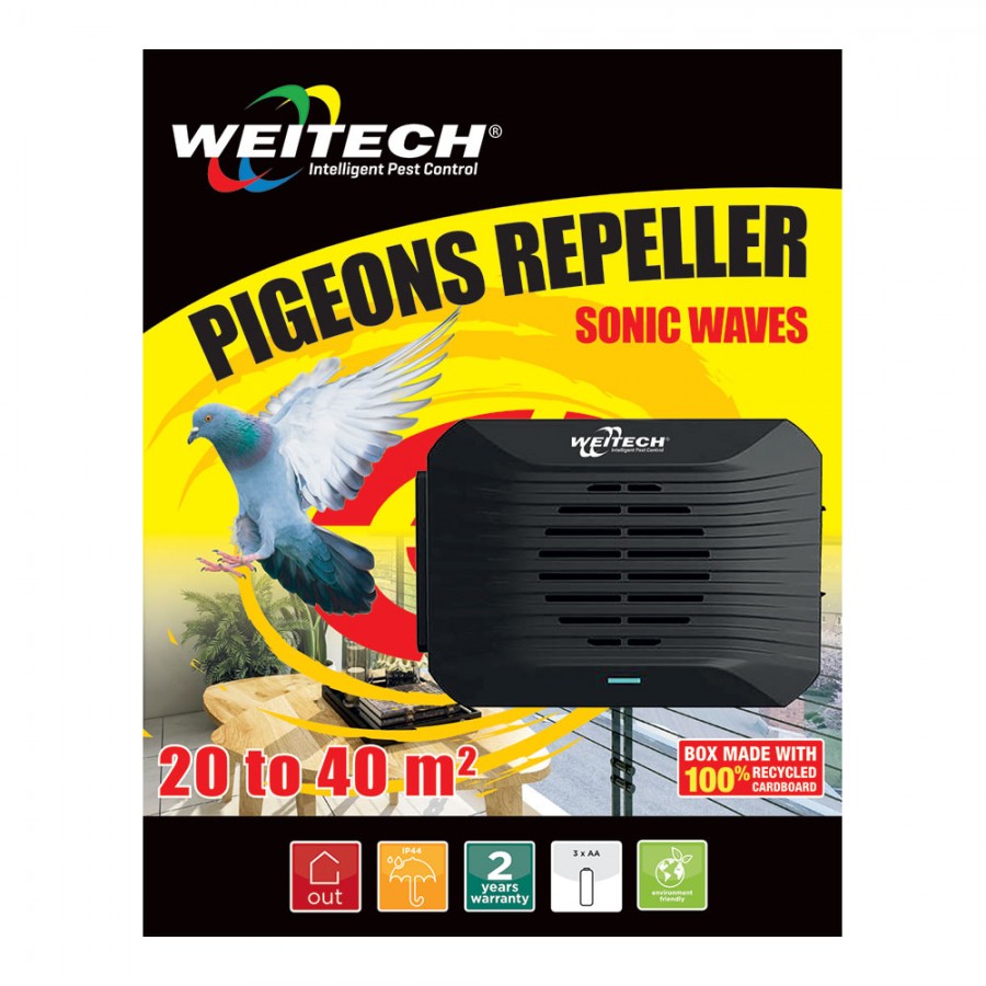 REPELENTE SONORO ESPECIAL PARA ESPANTA POMBOS REPELENTE SONORO ESPECIAL PARA ESPANTA POMBOS