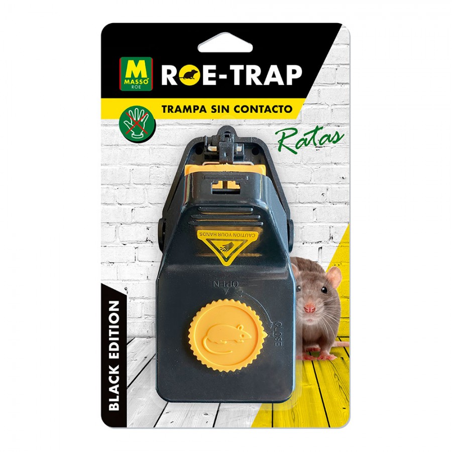 ROE TRAP RATOEIRA BLACK EDITION MASSO GRANDE - BLISTER 1 UNIDADE ROE TRAP RATOEIRA BLACK EDITION MASSO GRANDE - BLISTER 1 UNIDADE