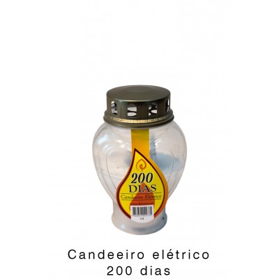 LAMPADARIO ELECTRICO CORAÇÃO BRANCO