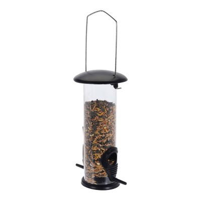COMEDOURO ALIMENTAÇÃO DE AVES  FORMA DE CILINDRO Ø10x23cm