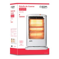 AQUECEDOR DE QUARTZO OSCILANTE 400/800/1200 W MODELO ECONÓMICO ANTITOMBOS AQUECEDOR DE QUARTZO OSCILANTE 400/800/1200 W MODELO ECONÓMICO ANTITOMBOS