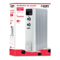 RADIADOR A ÓLEO 2000 W COM 9 ELEMENTOS ALTURA 60 cm