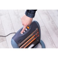 AQUECEDOR DE QUARTZO OSCILANTE 400/800/1200 W ANTI-TOMBAMENTO AQUECEDOR DE QUARTZO OSCILANTE 400/800/1200 W ANTI-TOMBAMENTO