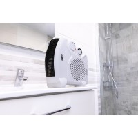 AQUECEDOR COMPACTO 2 EM 1 VERTICAL/HORIZONTAL 1.000 - 2.000 W BRANCO AQUECEDOR COMPACTO 2 EM 1 VERTICAL/HORIZONTAL 1.000 - 2.000 W BRANCO