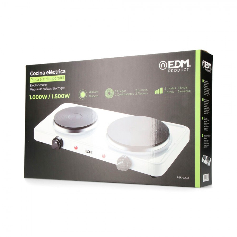 FOGÃO ELÉTRICO 2 BOCAS 1000-1500W FOGÃO ELÉTRICO 2 BOCAS 1000-1500W
