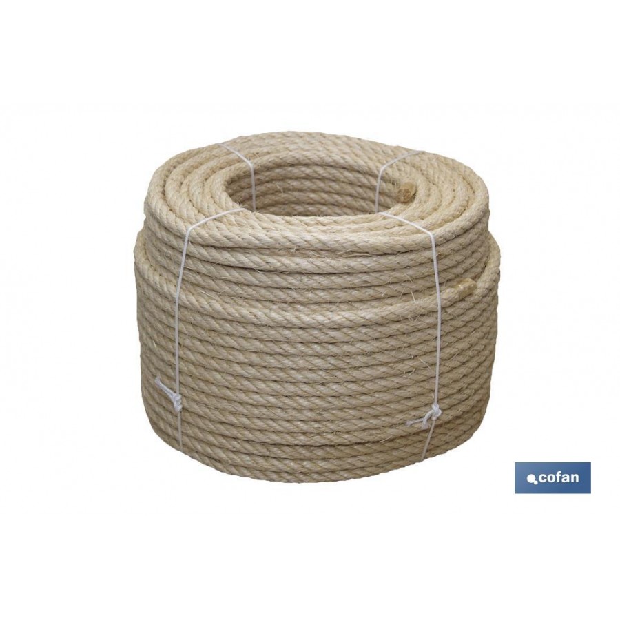CORDA EM SISAL 16MM - ROLO 100MT CORDA EM SISAL 16MM - ROLO 100MT