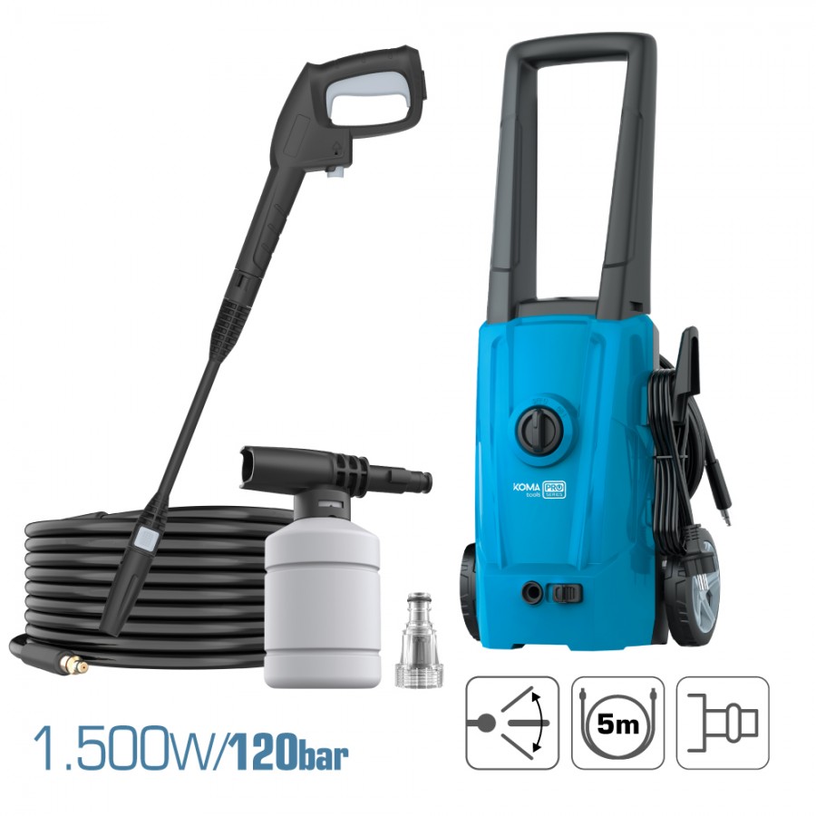 MAQUINA DE LAVAR A ALTA PRESSÃO 1.500w 120 BAR