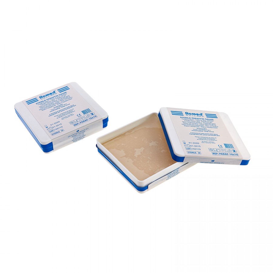 COMPRESSA DE GAZE GORDA PARAFINADA 10X10CM  -(caixa 36 unidades)