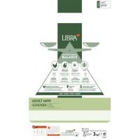 LIBRA CAO ADULTO MINI FRANGO - SC 3 KILOS LIBRA CAO ADULTO MINI FRANGO - SC 3 KILOS