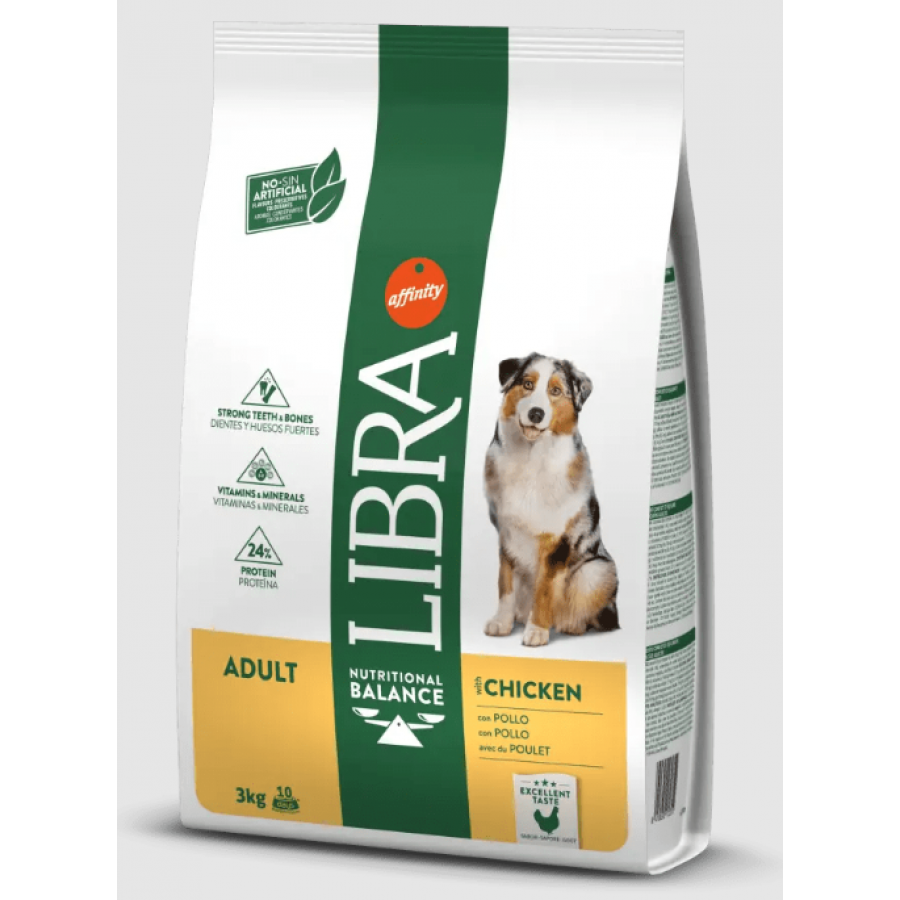 LIBRA CAO ADULTO FRANGO - SC 3 KILOS LIBRA CAO ADULTO FRANGO - SC 3 KILOS
