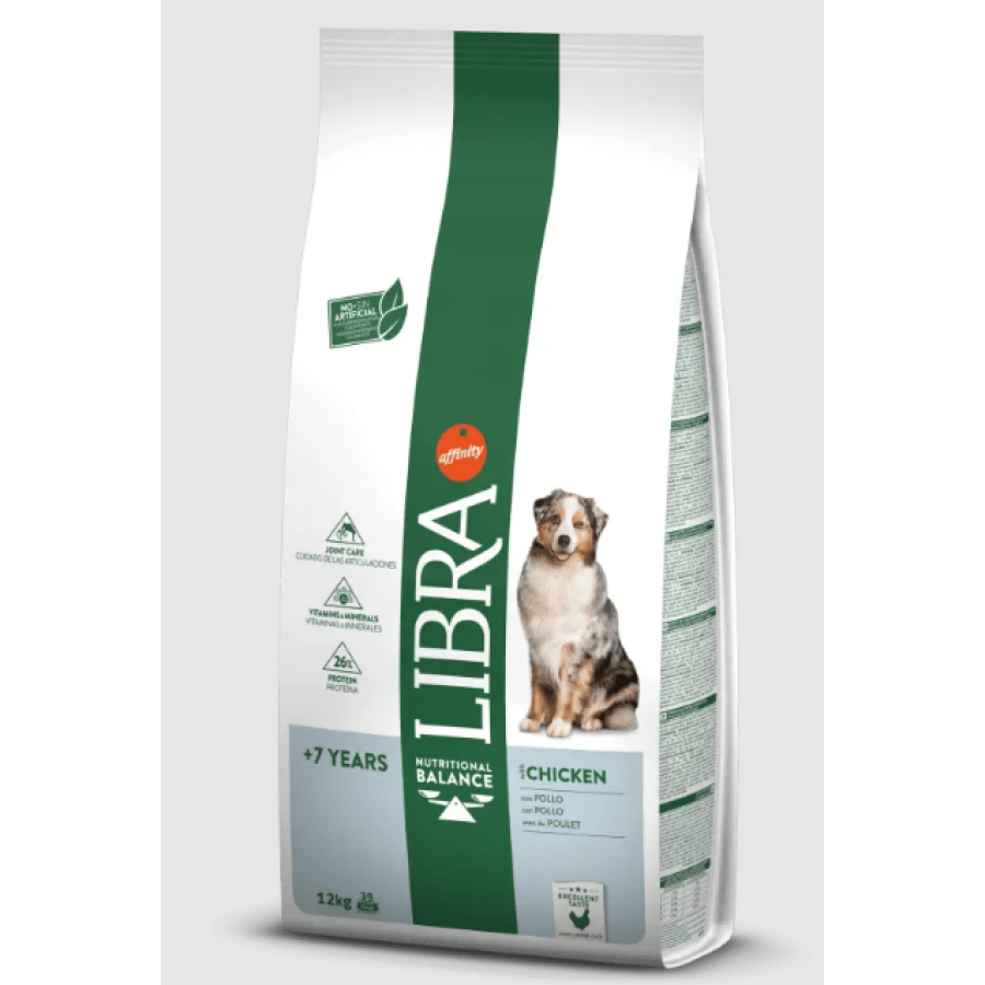 LIBRA CAO ADULTO SENIOR FRANGO - SC 12 KILOS LIBRA CAO ADULTO SENIOR FRANGO - SC 12 KILOS