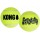 KONG BRINQUEDO PARA CÃES AIR SQUEAKER TENIS BOLA MEDIO