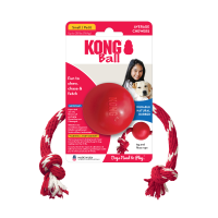 KONG BRINQUEDO PARA CÃES BALL W/ROPE SMALL KONG BRINQUEDO PARA CÃES BALL W/ROPE SMALL