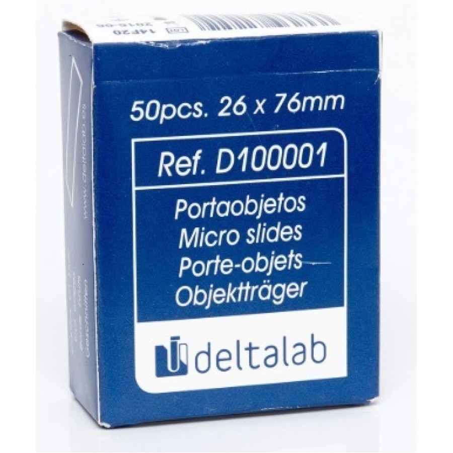 LAMINAS PARA MICROSCÓPIO 26X76MM D100001 - 50 UNIDADES LAMINAS PARA MICROSCÓPIO 26X76MM D100001 - 50 UNIDADES