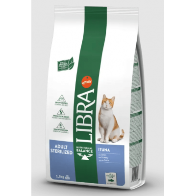 LIBRA GATO ADULTO ESTERILIZADO ATUM - SC 1,5 KILOS