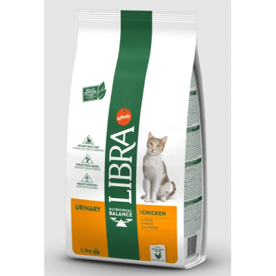 LIBRA GATO ADULTO URINARY FRANGO - SC 1,5 KILOS