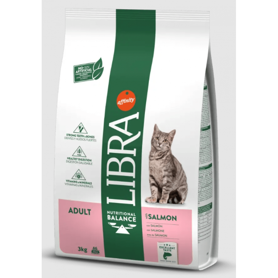 LIBRA GATO ADULTO SALMAO - SC  3 KILOS