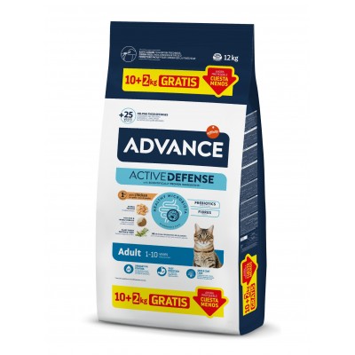 ADVANCE GATO ADULTO CHICKEN & RICE -  10+2KG
