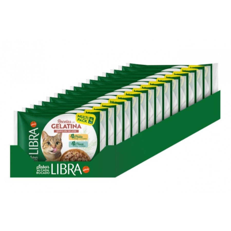LIBRA GATO WET GELATINA FRANGO&PERU- 60X85GR ( PACK JUMBO ) LIBRA GATO WET GELATINA FRANGO&PERU- 60X85GR ( PACK JUMBO )