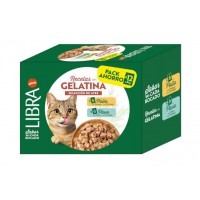 LIBRA GATO WET GELATINA FRANGO&PERU- 12X85GR ( PACK )