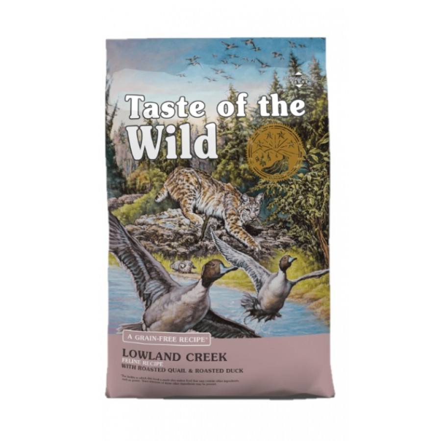TASTE OF WILD GATO ADULTO LOWLAND CREEK CODORNIZ E PATO 6,6KG TASTE OF WILD GATO ADULTO LOWLAND CREEK CODORNIZ E PATO 6,6KG