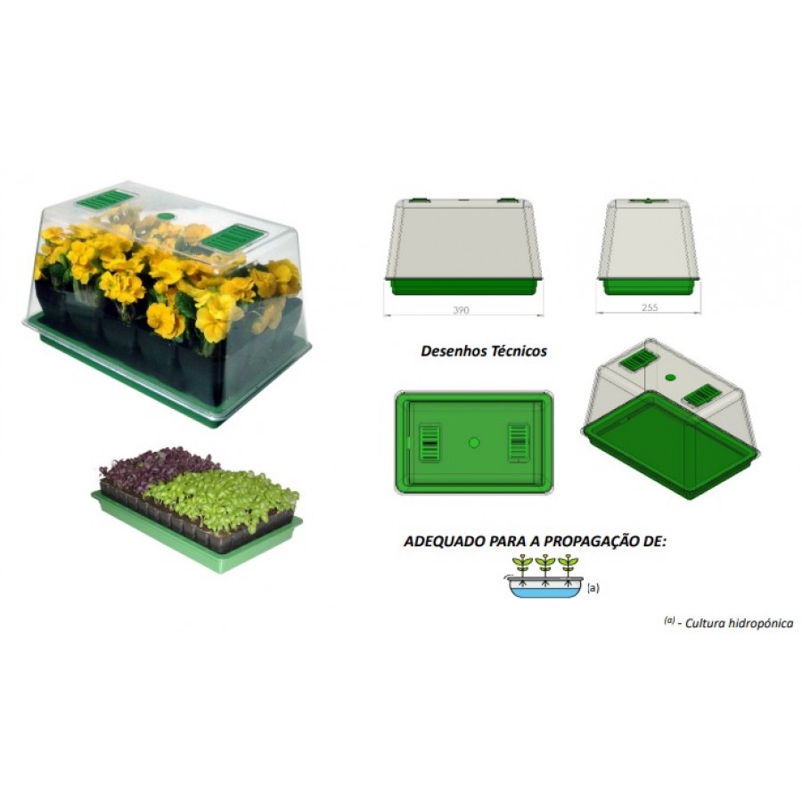 MINI ESTUFA GHG1 –39x25x24cm MINI ESTUFA GHG1 –39x25x24cm