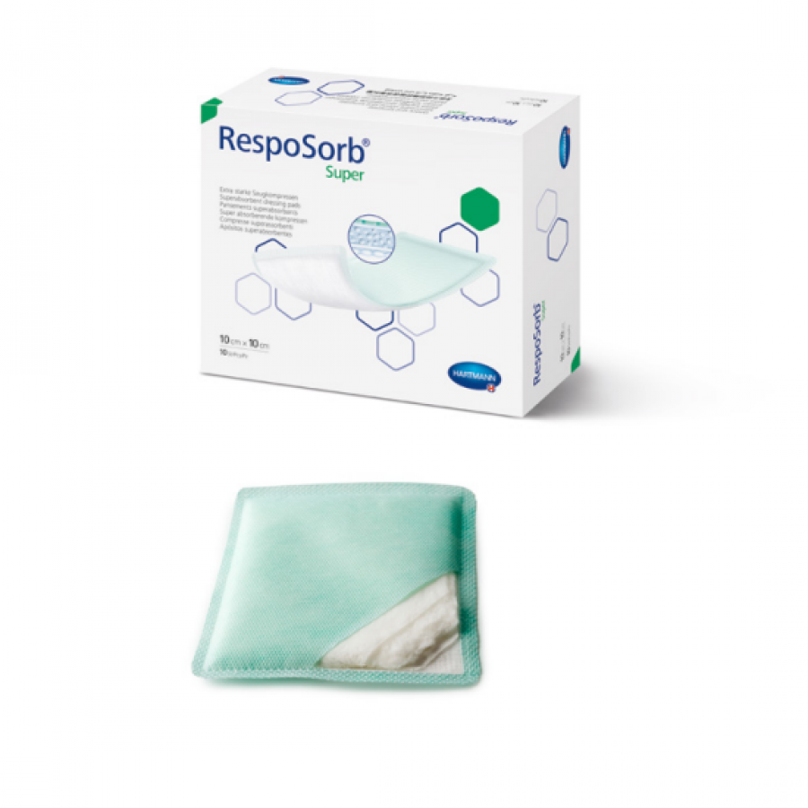 PENSO ABSORVENTE RESPOSORB ESTERLIZADO 10 X 10CM -(caixa 10 unidades) PENSO ABSORVENTE RESPOSORB ESTERLIZADO 10 X 10CM -(caixa 10 unidades)