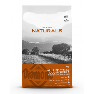 DIAMOND NATURALS CAO ALL LIFE STAGES FRANGO  - 2KG