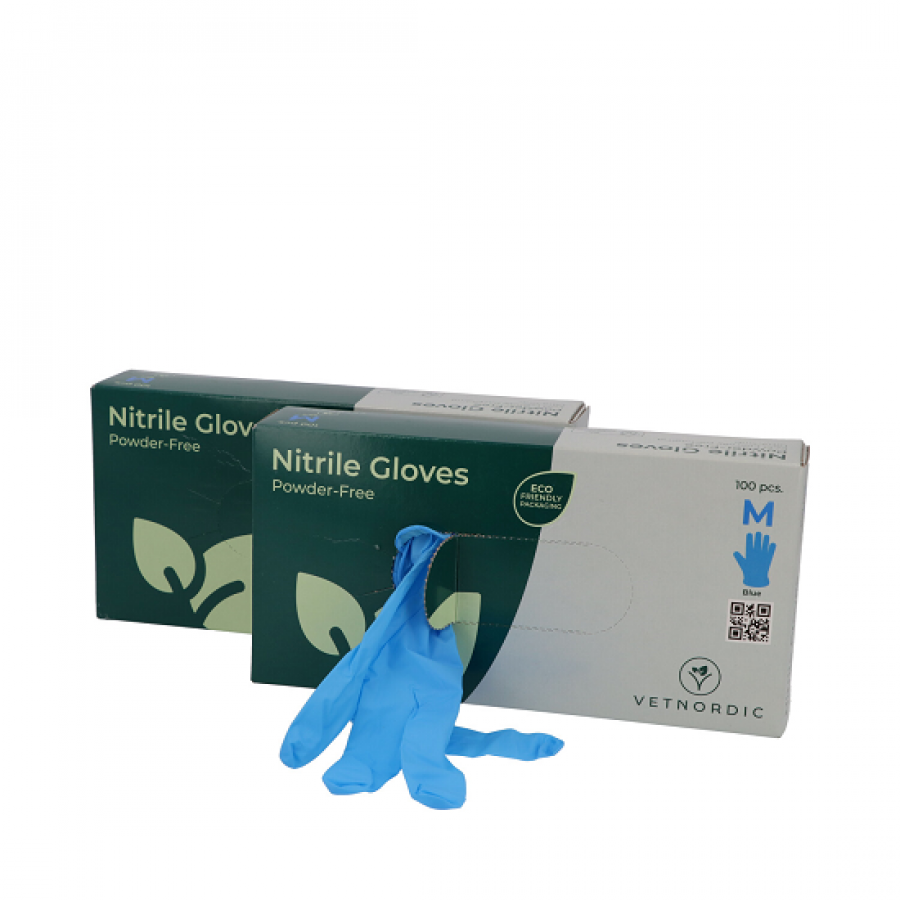 LUVAS NITRILO S/PO AZUL TAM L VETNORDICS - (caixa 100 pares) LUVAS NITRILO S/PO AZUL TAM L VETNORDICS - (caixa 100 pares)