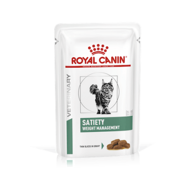 ROYAL CANIN VET  WET GATO SATIETY WEIGHT MANAGEMENT (12X85G)