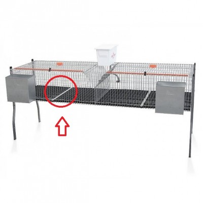 CALHA H PARA FIXAÇÃO DOS PISOS JAULA MODELO AURIA