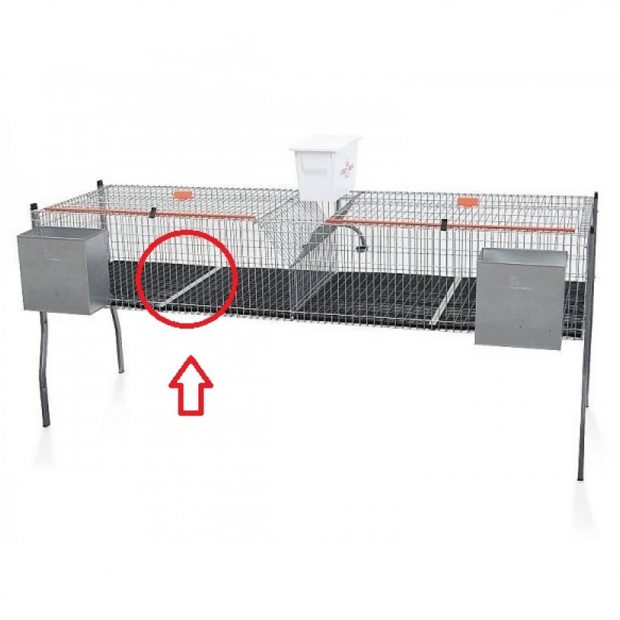 CALHA H PARA FIXAÇÃO DOS PISOS JAULA MODELO AURIA CALHA H PARA FIXAÇÃO DOS PISOS JAULA MODELO AURIA