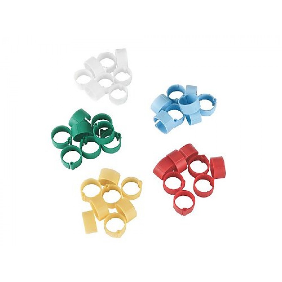 ANILHAS CLIP P/AVES 12MM- 100 UNIDADES ANILHAS CLIP P/AVES 12MM- 100 UNIDADES