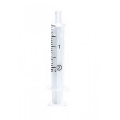 SERINGA LUER 2 CORPOS 2 ML (100 UNIDADES)