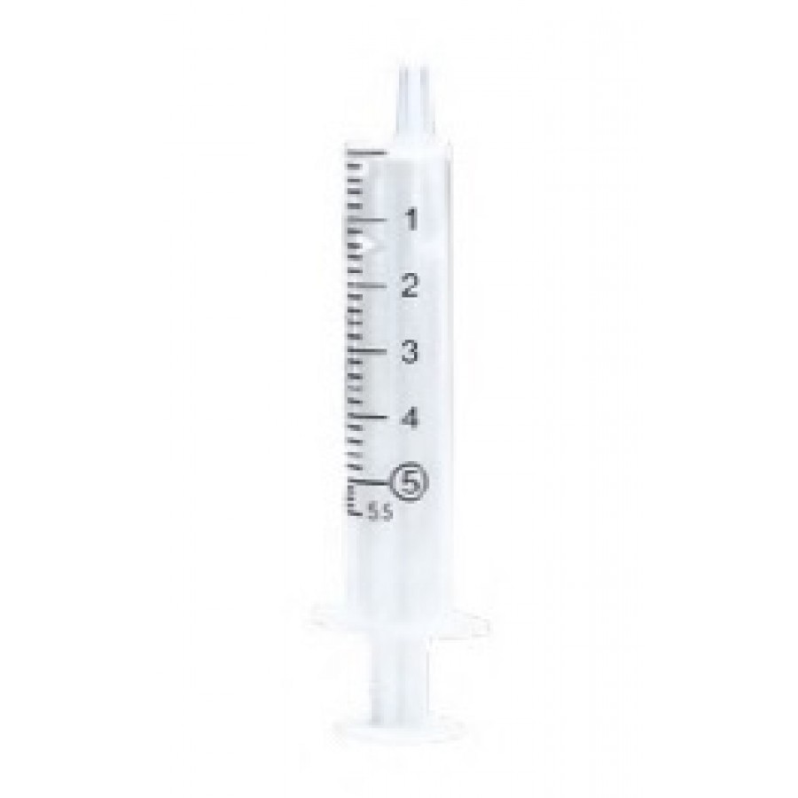 SERINGA LUER 2 CORPOS 5 ML (100 UNIDADES) SERINGA LUER 2 CORPOS 5 ML (100 UNIDADES)