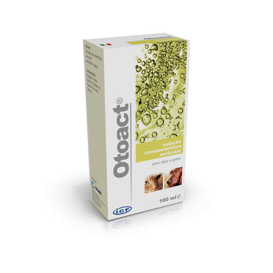 OTOACT LIMPEZA AURICULAR CAO/GATO - 100ML OTOACT LIMPEZA AURICULAR CAO/GATO - 100ML