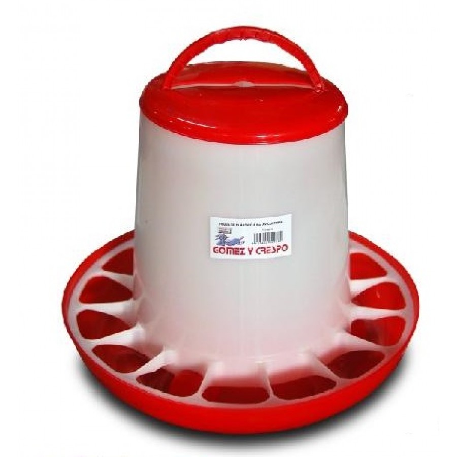 COMEDOURO TOLVA PLASTICO 6KG COMEDOURO TOLVA PLASTICO 6KG