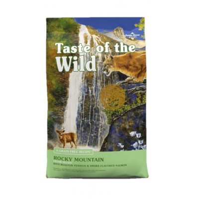 TASTE OF WILD GATO ADULTO ROCKY MOUNTAIN VEADO E SALMÃO 2KG