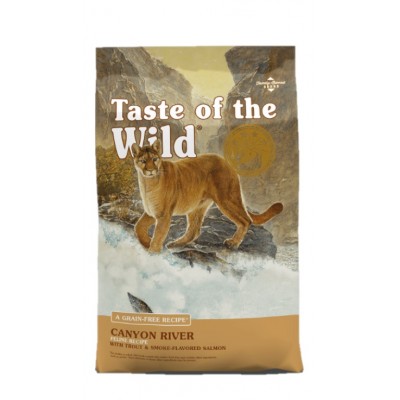 TASTE OF WILD GATO ADULTO CANYON RIVER TRUTA E SALMÃO 2KG