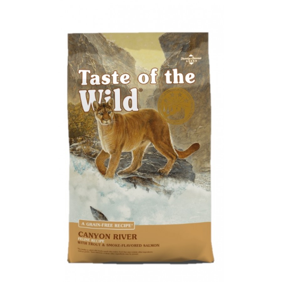 TASTE OF WILD GATO ADULTO CANYON RIVER TRUTA E SALMÃO 6,6KG TASTE OF WILD GATO ADULTO CANYON RIVER TRUTA E SALMÃO 6,6KG