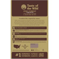 TASTE OF WILD CAO ADULTO PINE FOREST VEADO E LEGUMES 2KG TASTE OF WILD CAO ADULTO PINE FOREST VEADO E LEGUMES 2KG