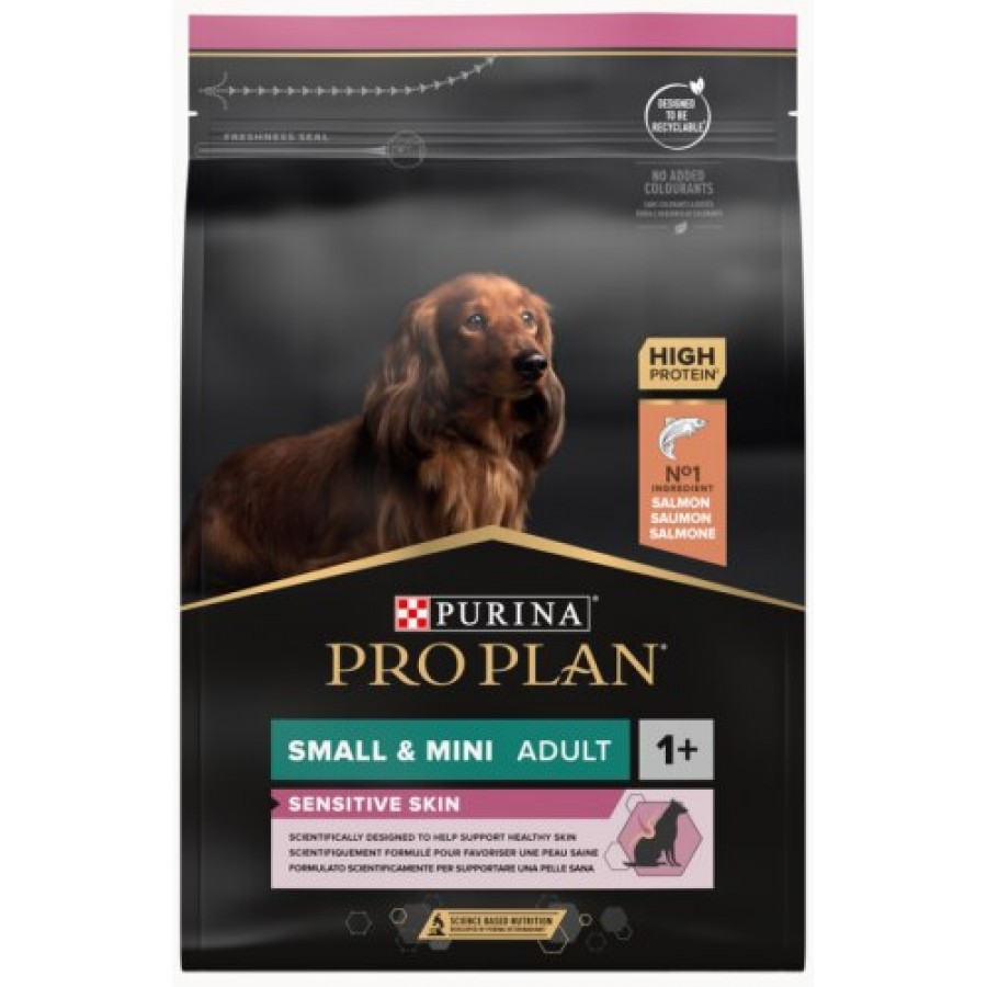 PRO PLAN CAO SENSITIVE SKIN SMALL&MINI ADULT SALMÃO 3KG PRO PLAN CAO SENSITIVE SKIN SMALL&MINI ADULT SALMÃO 3KG