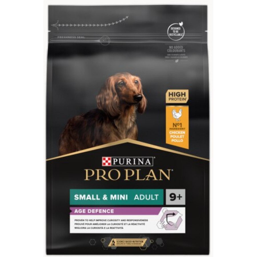 PRO PLAN CAO AGE DEFENCE SMALL&MINI ADULTO 9+FRANGO 3KG PRO PLAN CAO AGE DEFENCE SMALL&MINI ADULTO 9+FRANGO 3KG